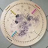 Un magnifique plateau envoy&eacute; par Isabelle ! Une v&eacute;ritable &oelig;uvre d'art, n'est-ce pas ? Superbe ! - Acheter ou fabriquer son plateau de TOC ?